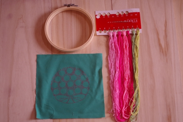 Amazonで買った中国製の格安刺しゅうキット 2つ IMGP0499