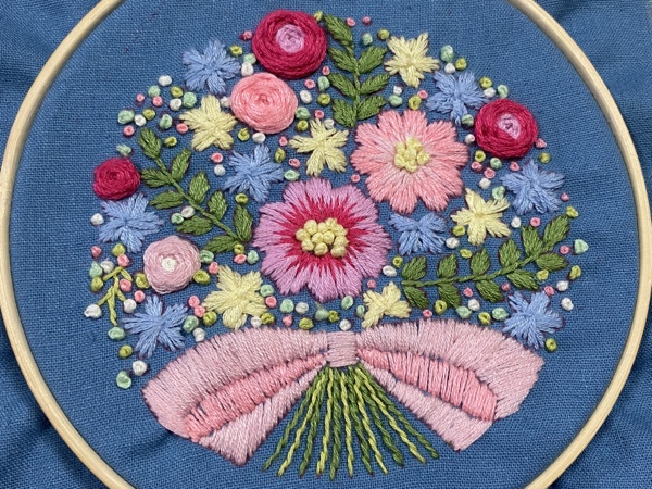 刺繍キット「花束」
