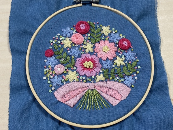 刺繍キット「花束」