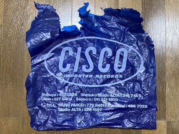 CISCOのレコード袋　