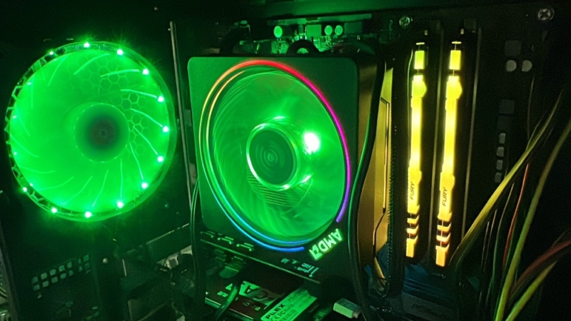 Kingston PC4-25600 (DDR4-3200)288pin UDIMM 32GB(16GB×2枚) FURY Beast RGB KF432C16BBAK2/32